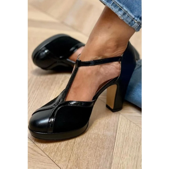 Christa™ - Tacones Negros