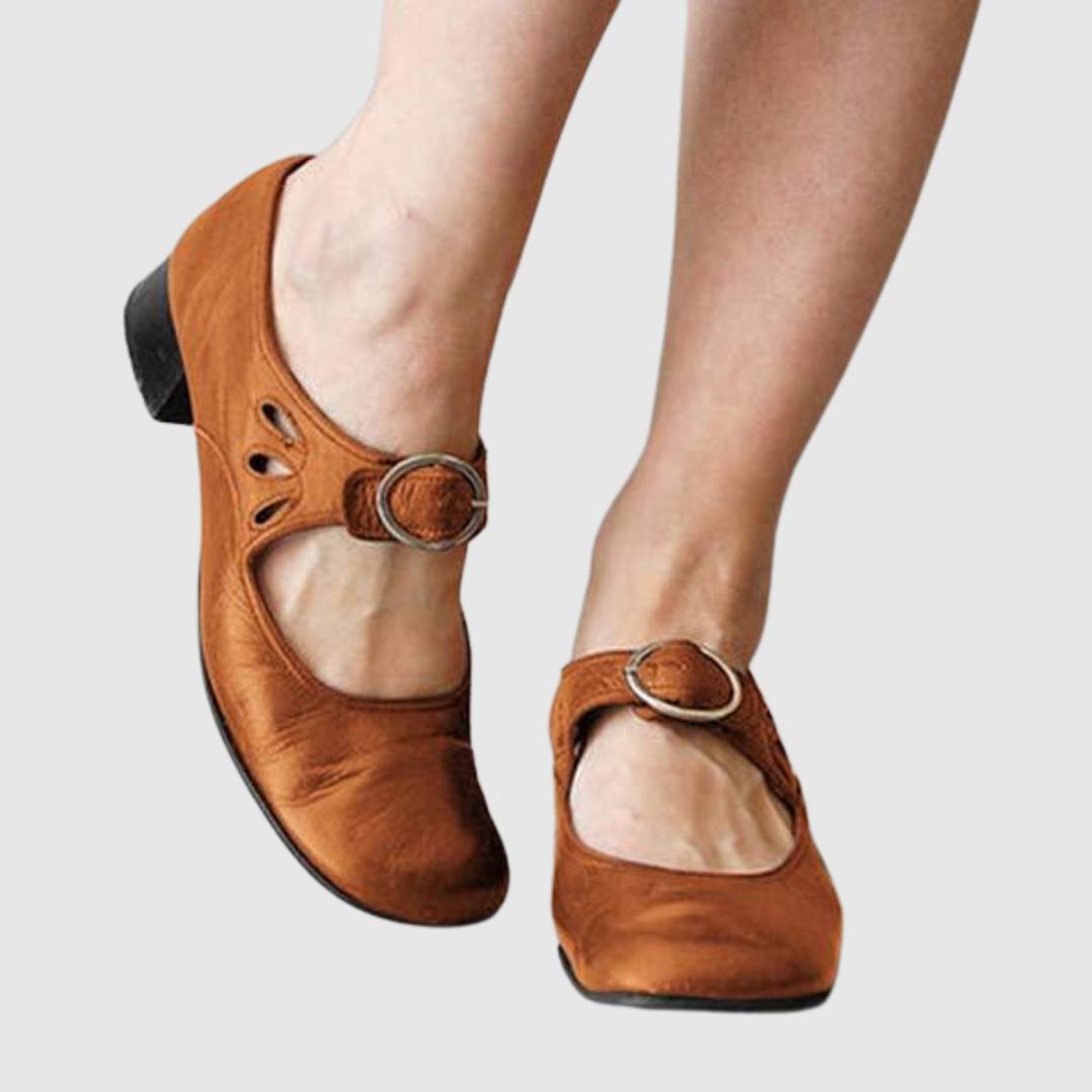 Daisy - Zapatos de piel tipo Mary Jane