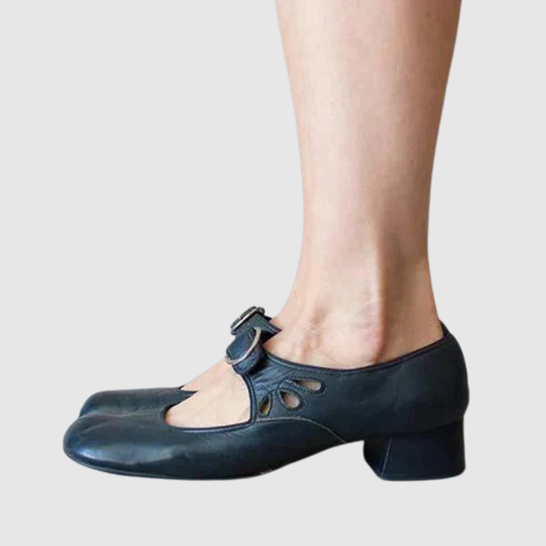 Daisy - Zapatos de piel tipo Mary Jane