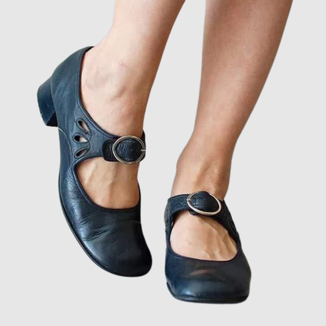 Daisy - Zapatos de piel tipo Mary Jane