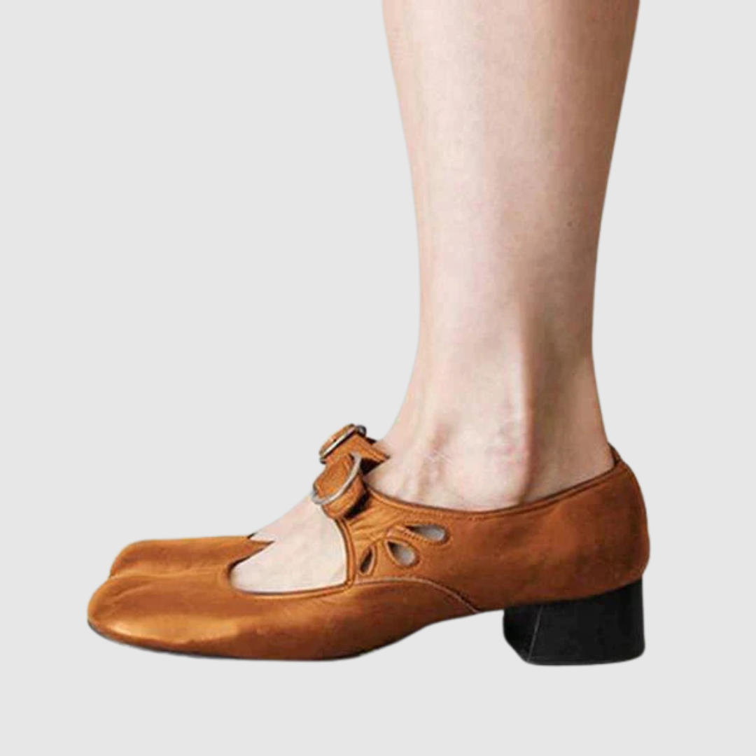Daisy - Zapatos de piel tipo Mary Jane