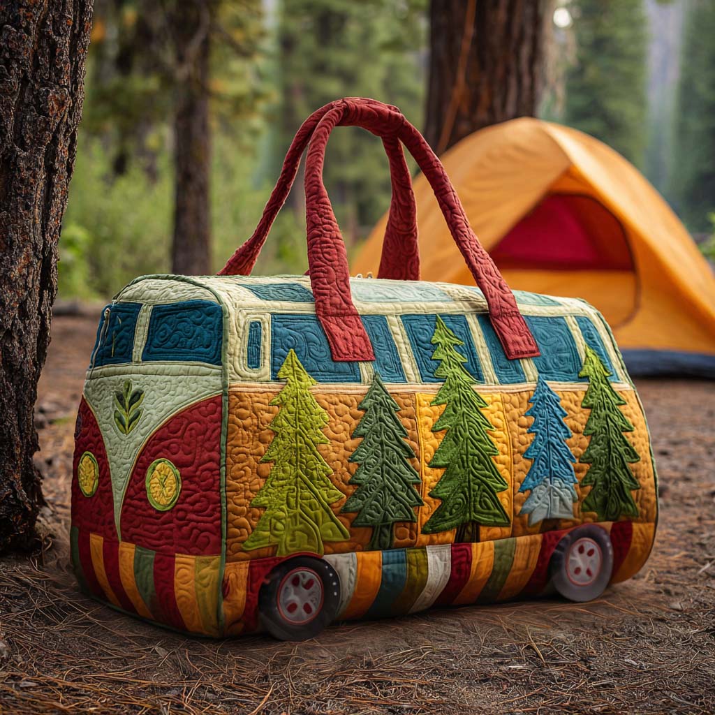 Bolsa de Viaje Acolchada - Furgoneta Retro II