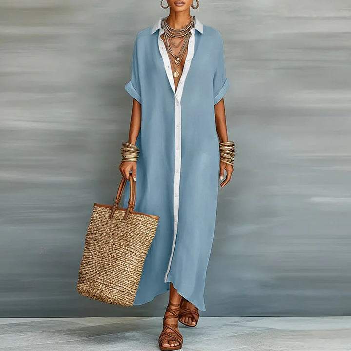 Anastasa™ | Vestido Camisero Largo