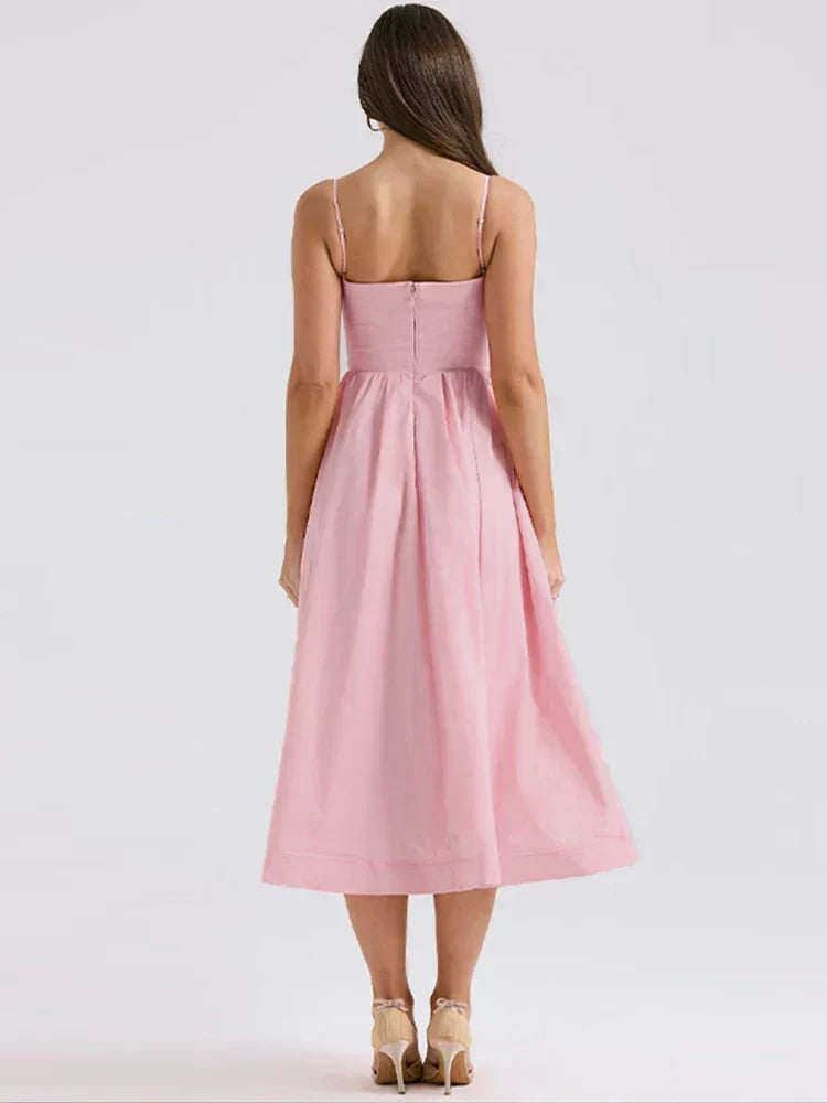 Jovie - Vestido Midi con Tirantes