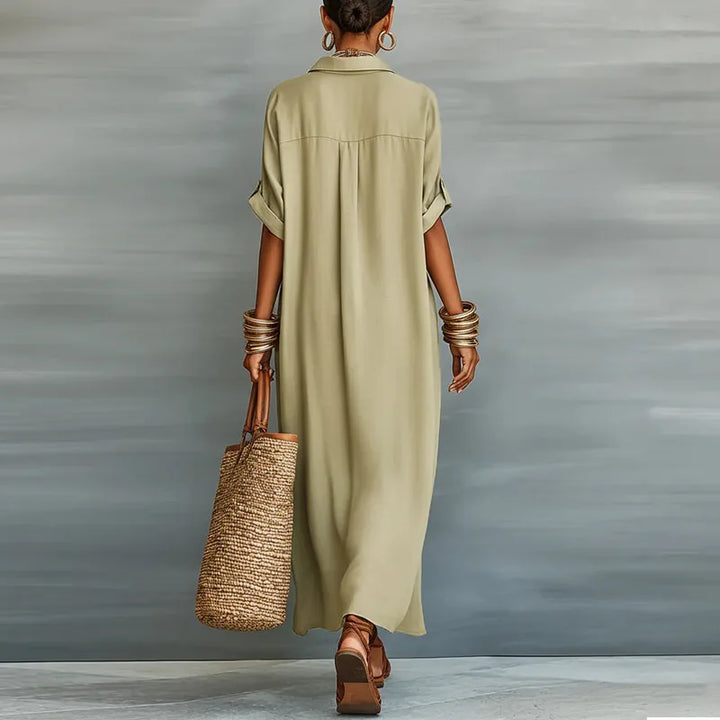 Anastasa™ | Vestido Camisero Largo