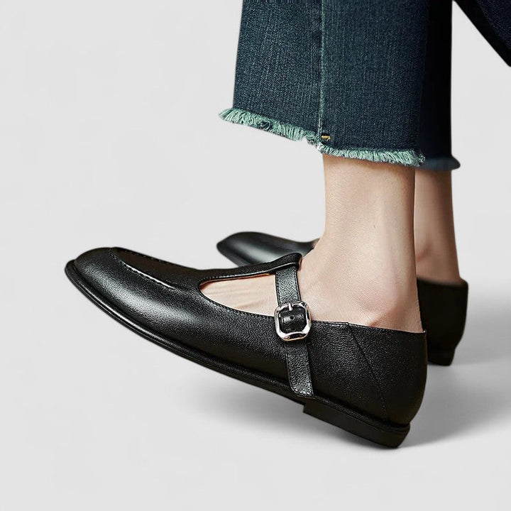 Camila – Zapatos ortopédicos Mary Jane de tacón bajo