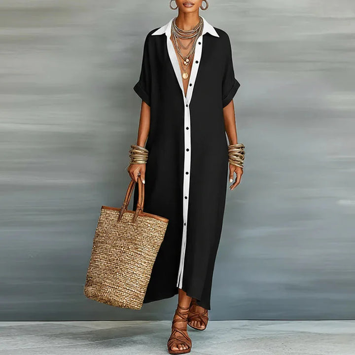 Anastasa™ | Vestido Camisero Largo