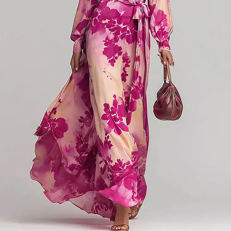 Leah – Vestido Maxi Floral