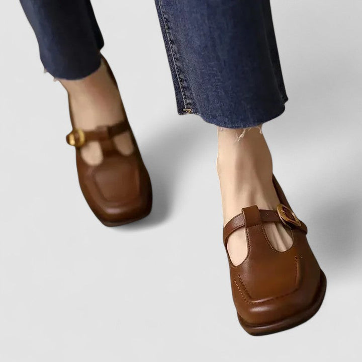 Elizabeth - Zapatos ortopédicos T Mary Jane con correa