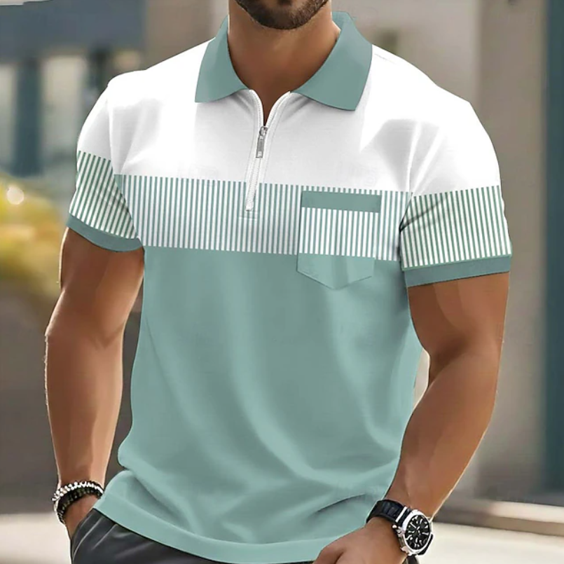 Mason | Polo Elegante con Cremallera