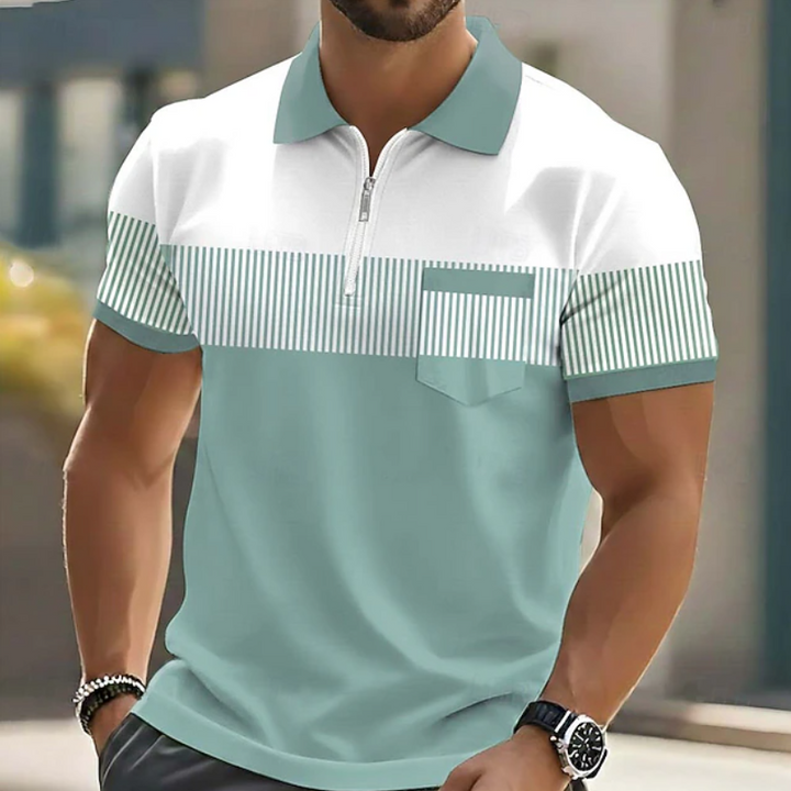 Mason | Polo Elegante con Cremallera