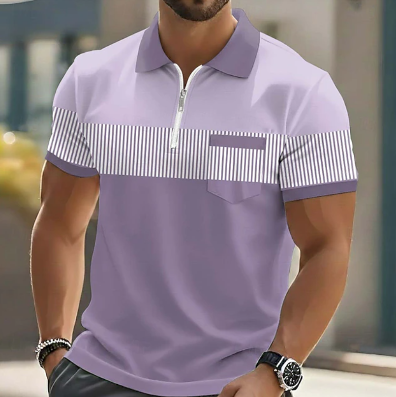 Mason | Polo Elegante con Cremallera