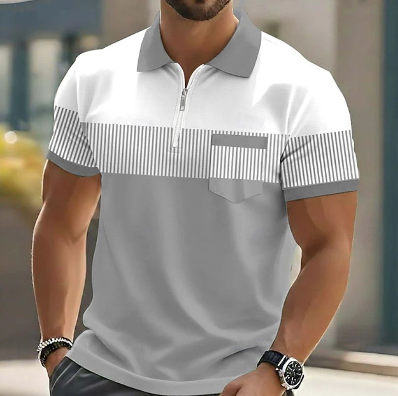 Mason | Polo Elegante con Cremallera