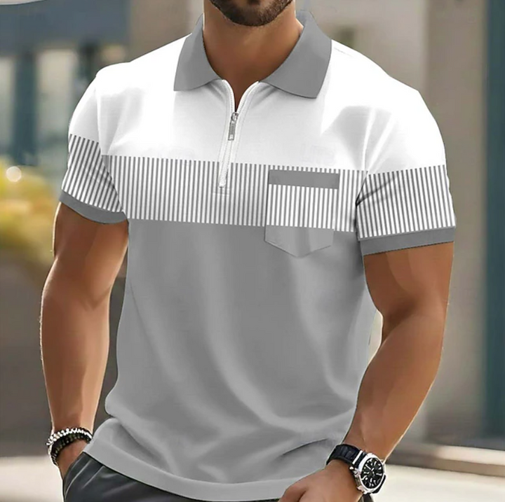 Mason | Polo Elegante con Cremallera