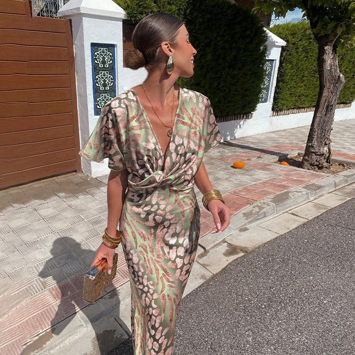 Ariella - Elegante Vestido Largo de Seda