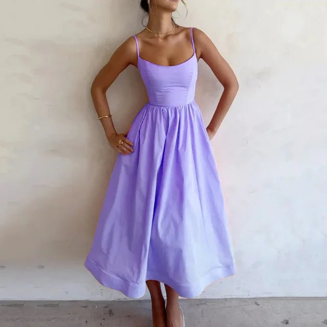 Jovie - Vestido Midi con Tirantes
