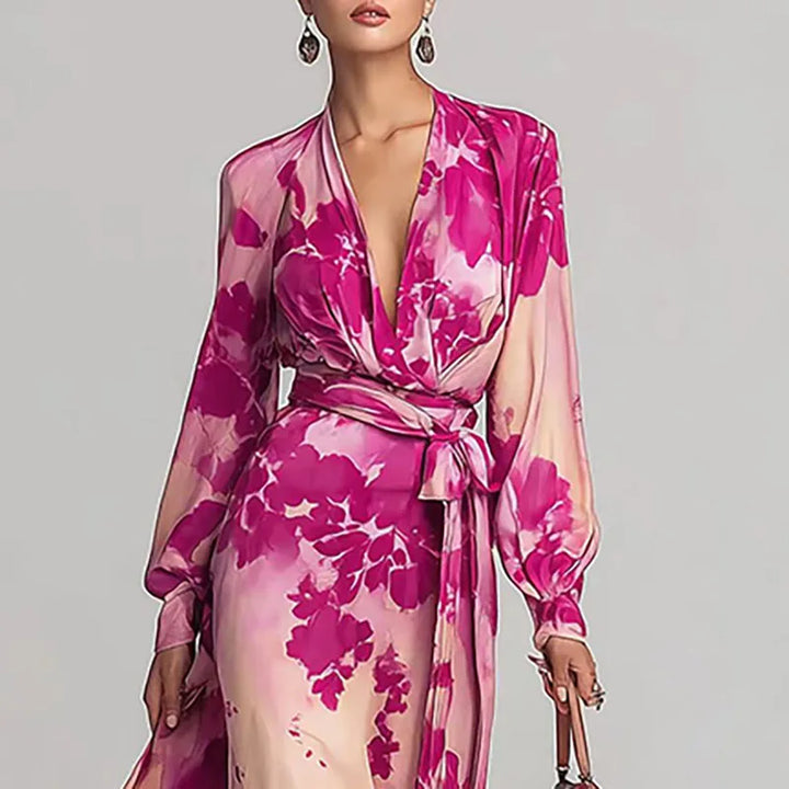 Leah – Vestido Maxi Floral