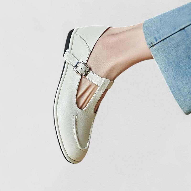 Camila – Zapatos ortopédicos Mary Jane de tacón bajo