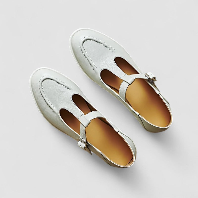 Camila – Zapatos ortopédicos Mary Jane de tacón bajo