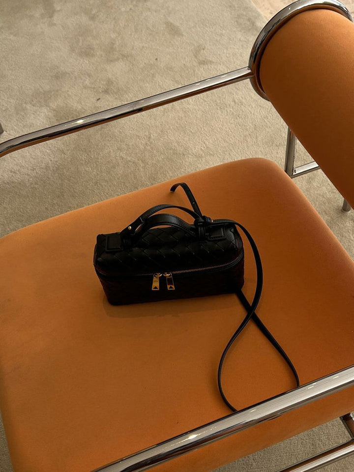 Bolso de Mano Mini Box Celeste