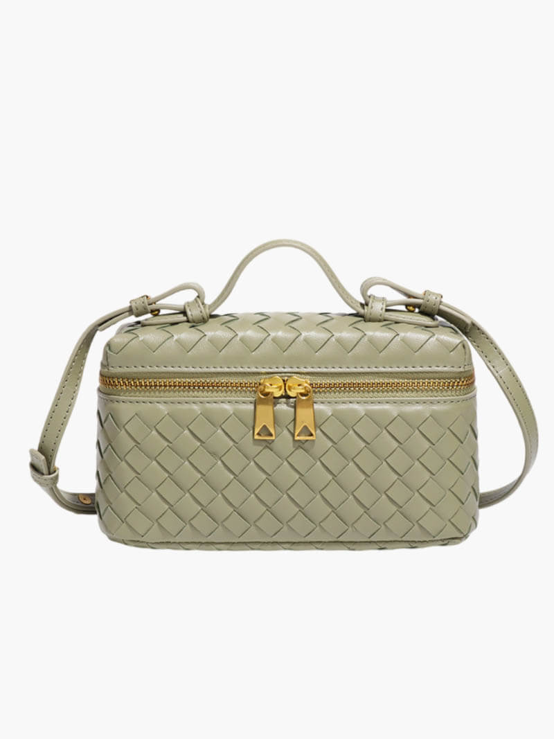 Bolso de Mano Mini Box Celeste