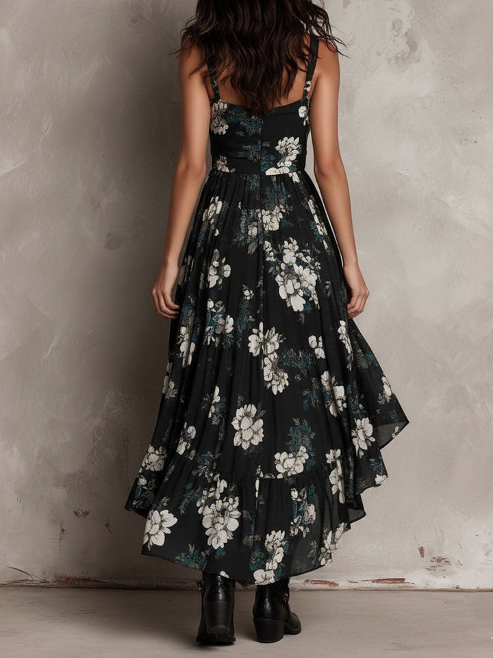 Avelinne - Patrón Floral Bohemio Negro