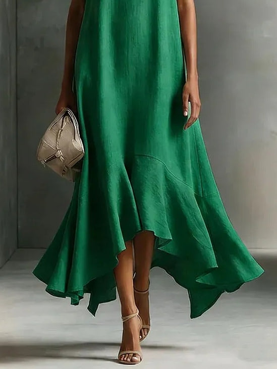 Astra - Vestido Maxi Sin Mangas con Escote en V