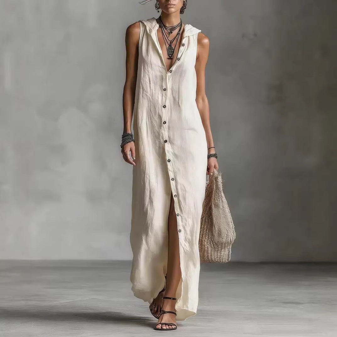 Kamila | Vestido Maxi Sin Mangas Sin Esfuerzo