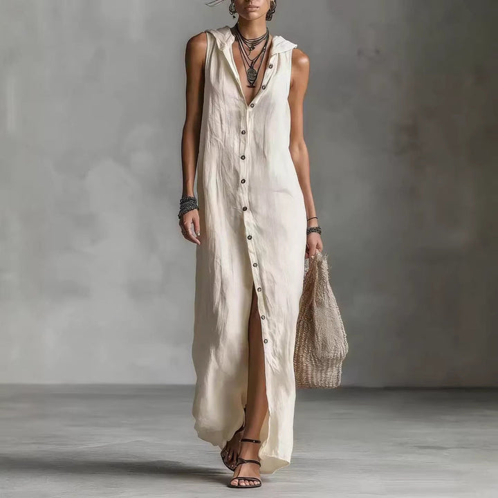 Kamila | Vestido Maxi Sin Mangas Sin Esfuerzo