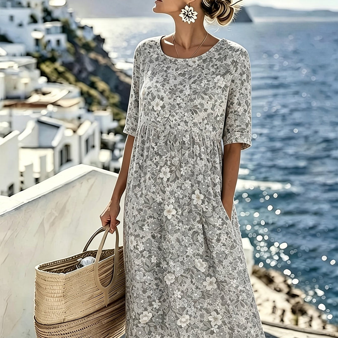 Lily™ - Elegante Vestido Midi Floral para el Verano