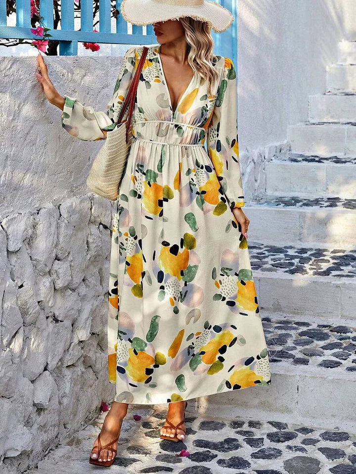 Elise - Vestido Maxi con Encanto Floral