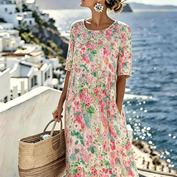 Lily™ - Elegante Vestido Midi Floral para el Verano