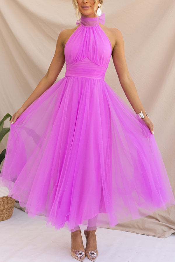 Phoebe - Vestido Midi con Falda Larga