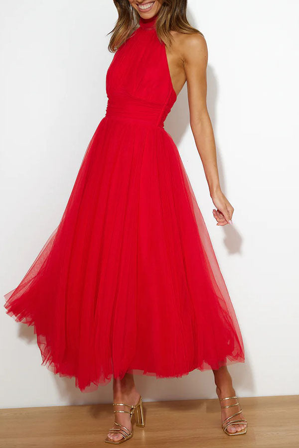 Phoebe - Vestido Midi con Falda Larga