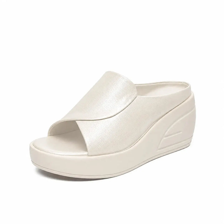 Eliza | Sandalias ortopédicas con cuña para poner y quitar