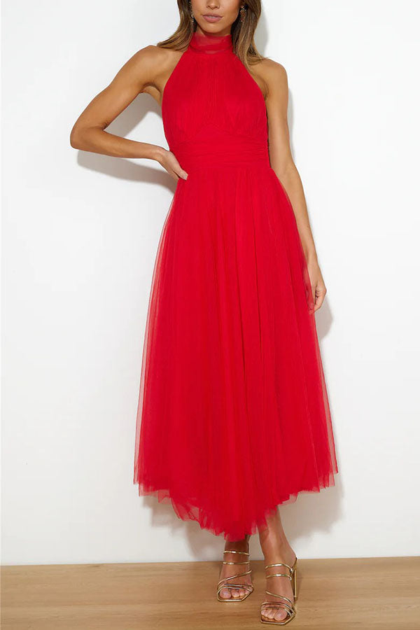Phoebe - Vestido Midi con Falda Larga