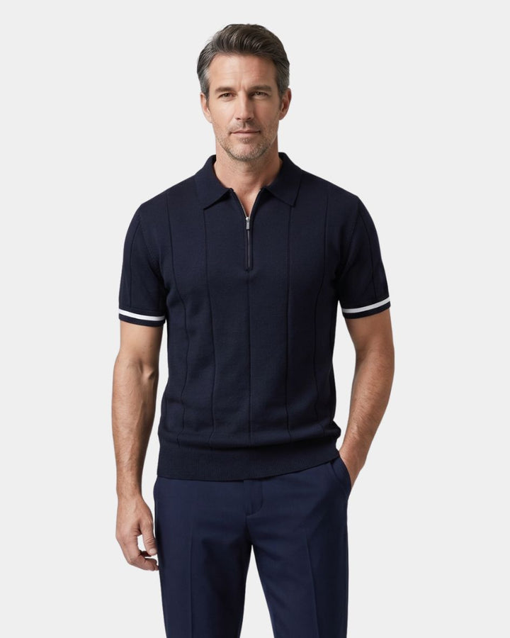 Clark | Camisa Polo con Cremallera