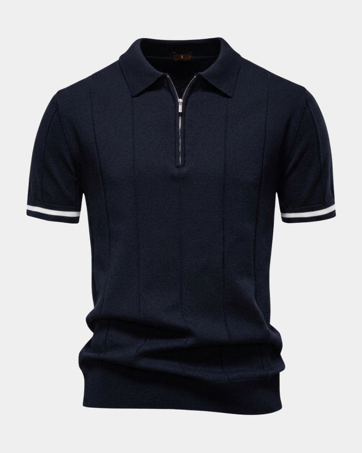Clark | Camisa Polo con Cremallera