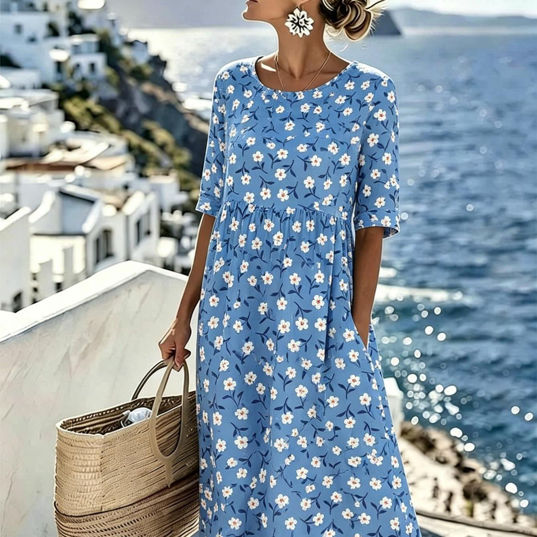 Lily™ - Elegante Vestido Midi Floral para el Verano
