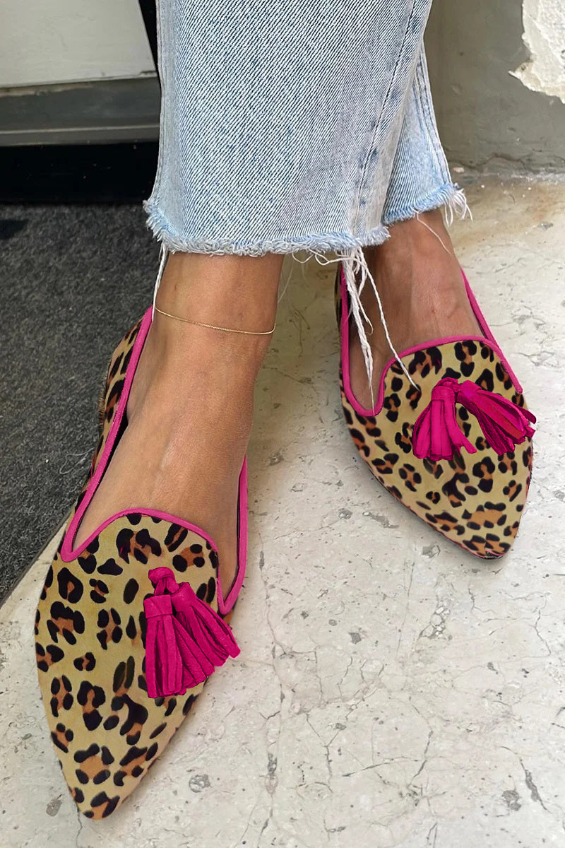 Asma™ - Zapatos Planos en Estampado de Leopardo