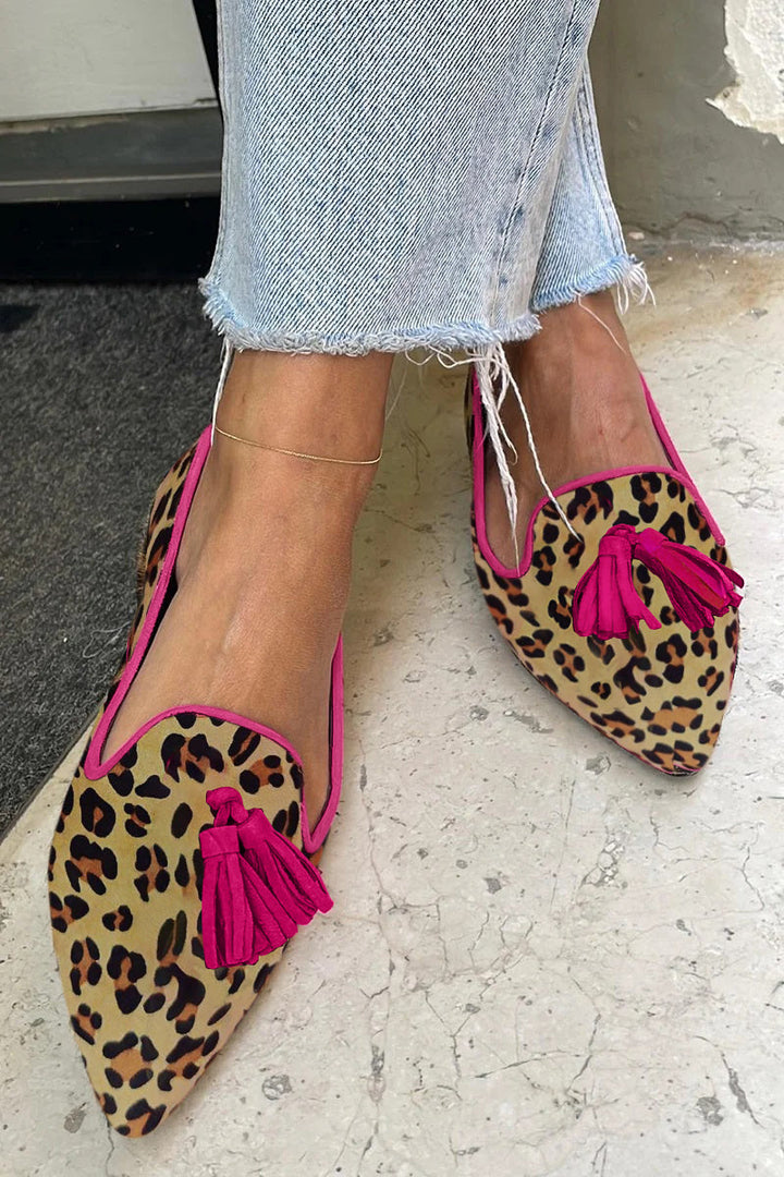 Asma™ - Zapatos Planos en Estampado de Leopardo