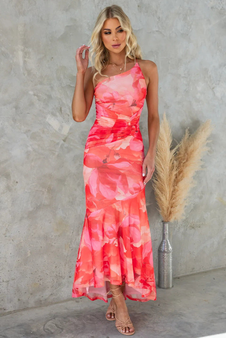 Xanthe - Vestido Maxi Plisado de Verano