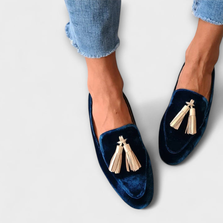 Celeste - Mocasines de estilo vintage