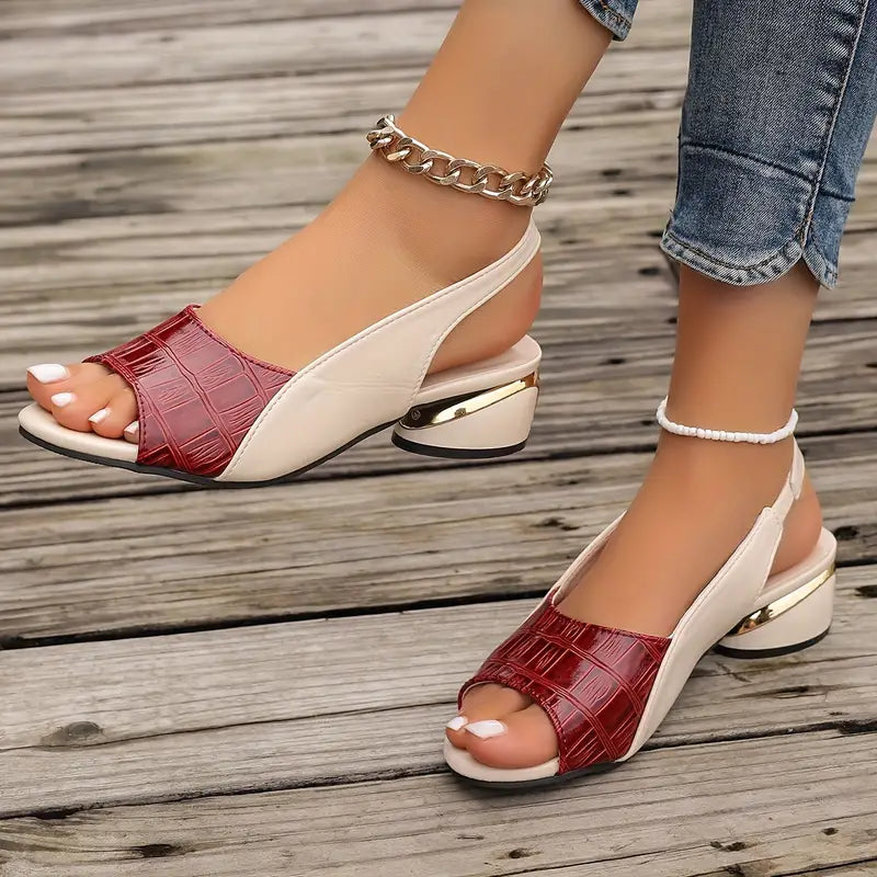 Whitney™ | Sandalias de Cuero Elegantes