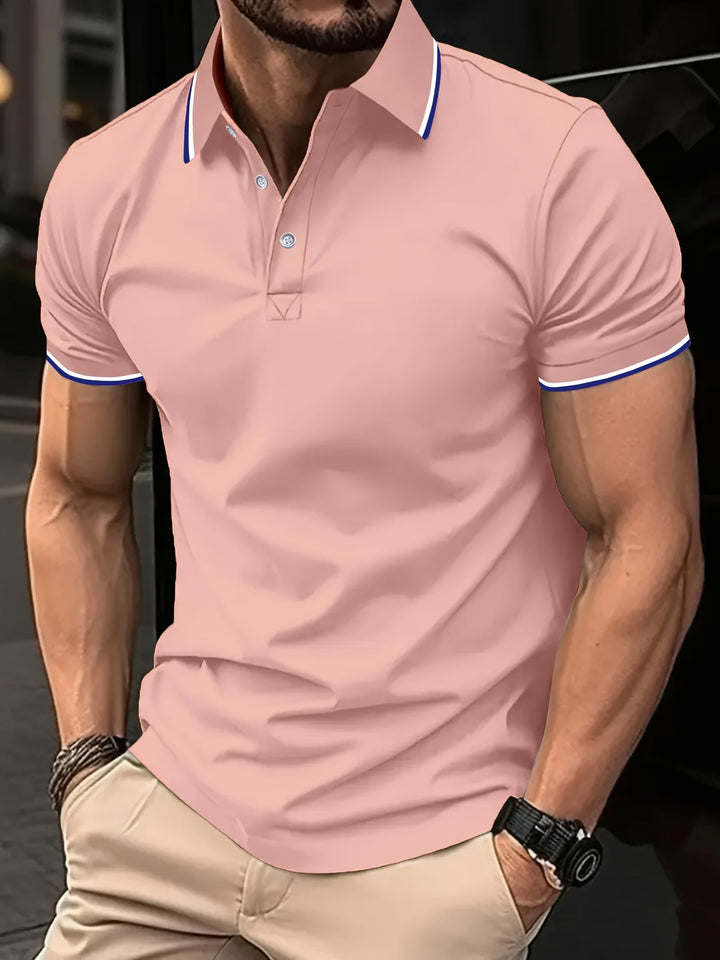 Clifton | Camisa Polo Clásica de Manga Corta para Hombres