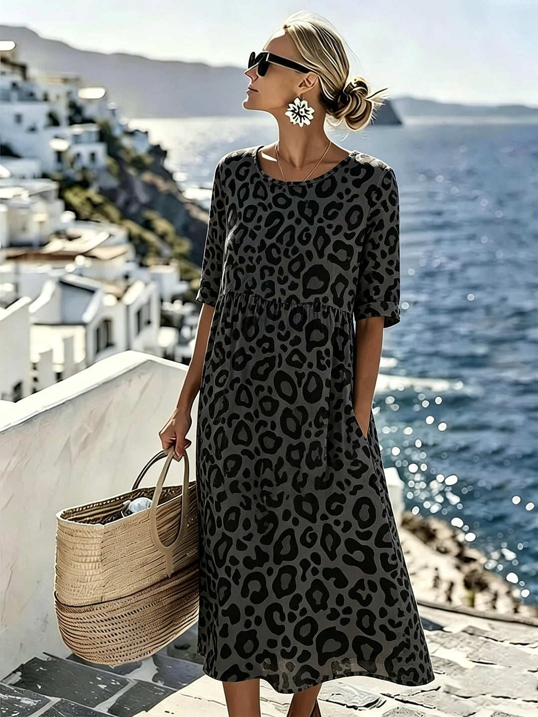 Sienna™ | Vestido Midi Wild Grace
