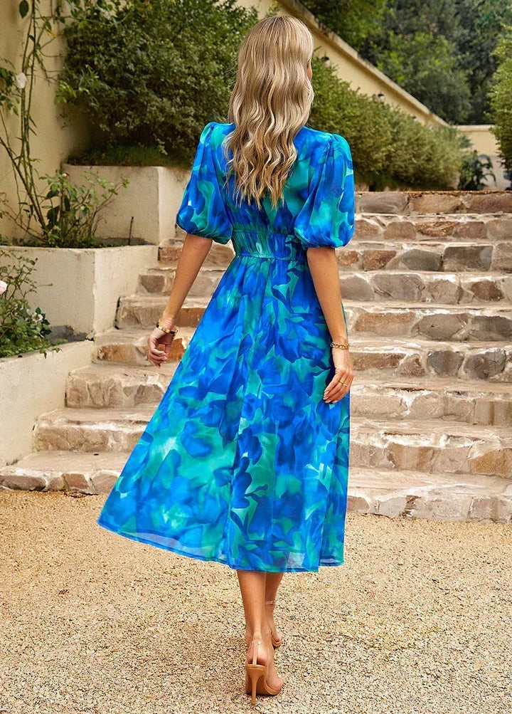 Innova - Vestido Midi de Cuello en V
