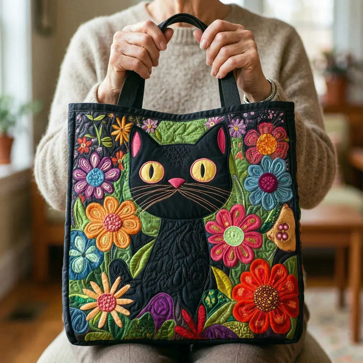 Bolsa Acolchada - Gato Negro Encantado