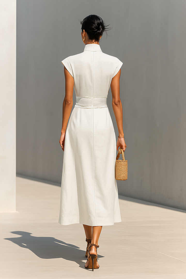 Jada | Vestido Maxi con Solapas