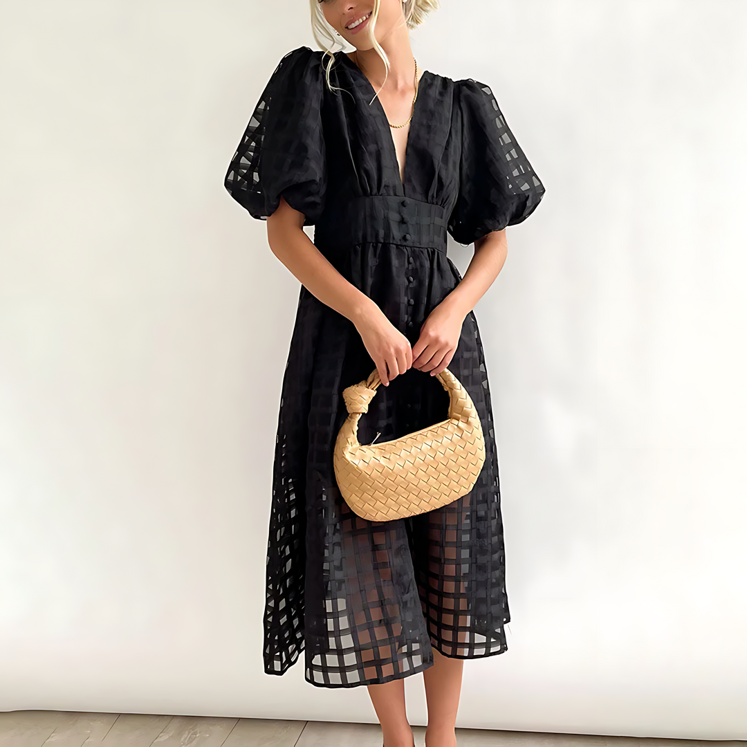 Julia - Vestido Midi Elegante de Verano